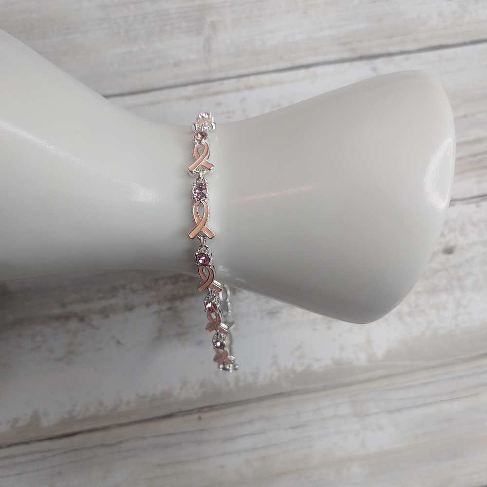 Breast cancer awareness bracelet